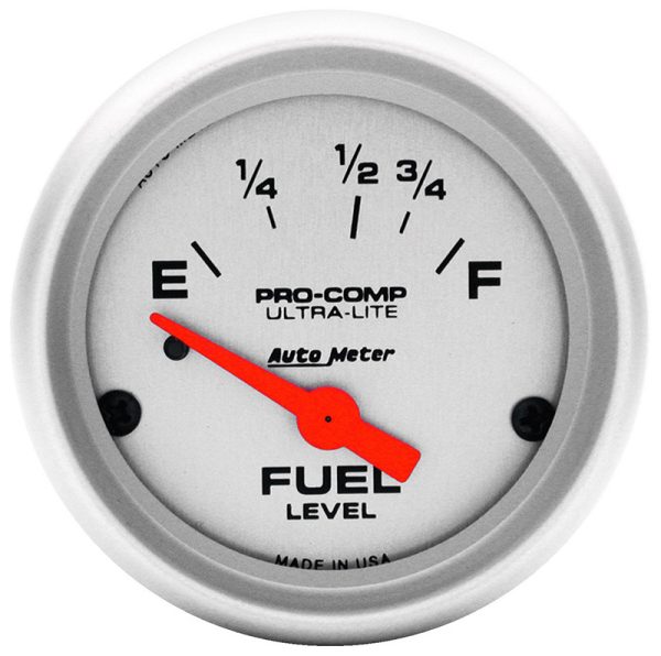 ULTRA-LITE 2-1/16" FUEL LEVEL 73-10 OHM, SHORT SWEEP ELECT