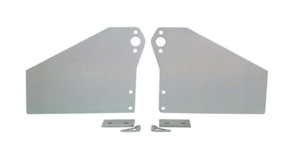 ALLOY FRONT ENGINE PLATES SBC CHEV  2 X PIECE