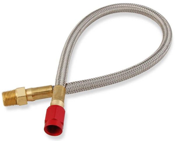NOS -4AN / 1/8" NPT 2 FOOT REDFITTINGS. (24" / 610mm)