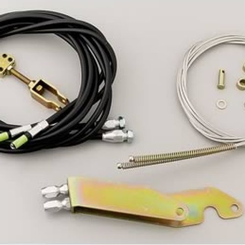 TRANS MOUNT HANDBRAKE CABLES  BLACK