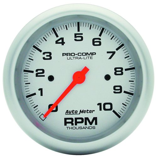 ULTRA-LITE 3-3/8″ TACHO 10,000IN DASH, 10,000RPM
