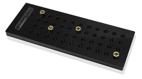 BILLET JET STORAGE PLATE      HOLDS 22 PAIRS OF JETS