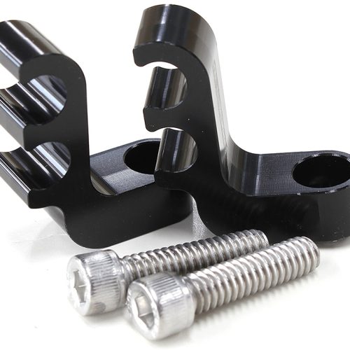 BLACK 2 WIRE LEAD SEPARATOR   BOLT INTO VALVE COVER PAIR