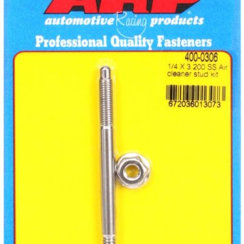 ARP STAINLESS STUD AIR CLEANER1/4 X 3.200 OAL