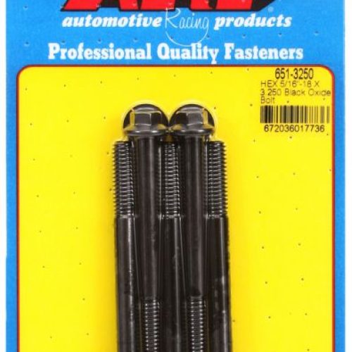HEX BOLTS 5/16″ UNC x 3.25″   3/8″ WRENCH (5-PACK) 5/16-18