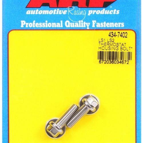 ARP HEX THERM. HOUSING BOLTS  LS1 & LS2 STAINLESS HEX