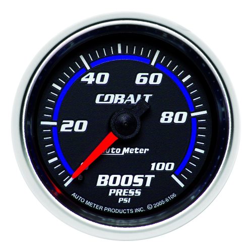 COBALT 2-1/16″ BOOST 0-100PSI MECHANICAL, 10FT