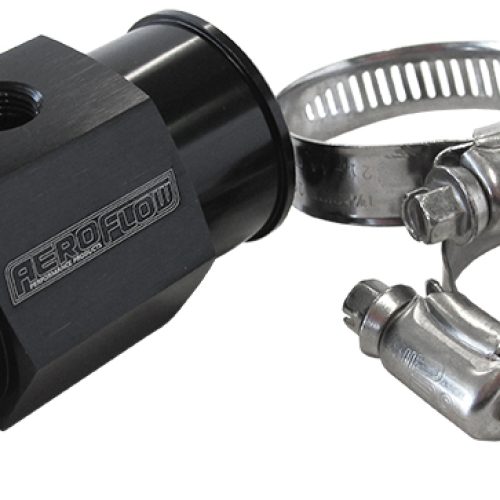 1-11/32″ 34mm WATER TEMP HOSE ADAPTER w/ 1/8″ NPT GAUGE PORT