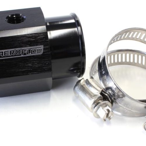 1-27/64″ 36mm WATER TEMP HOSE ADAPTER w/ 1/8″ NPT GAUGE PORT