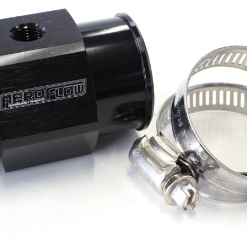 1-1/2″ 38mm WATER TEMP HOSE   ADAPTER w/ 1/8″ NPT GAUGE PORT