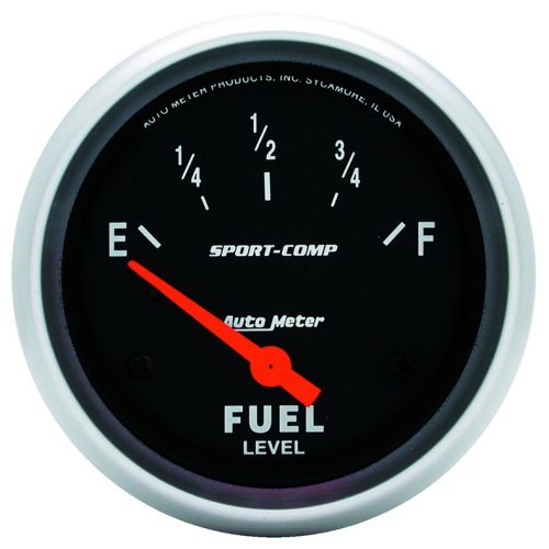 SPORT-COMP 2-5/8″ FUEL LEVEL  0-30 OHM, SHORT SWEEP ELECTRIC