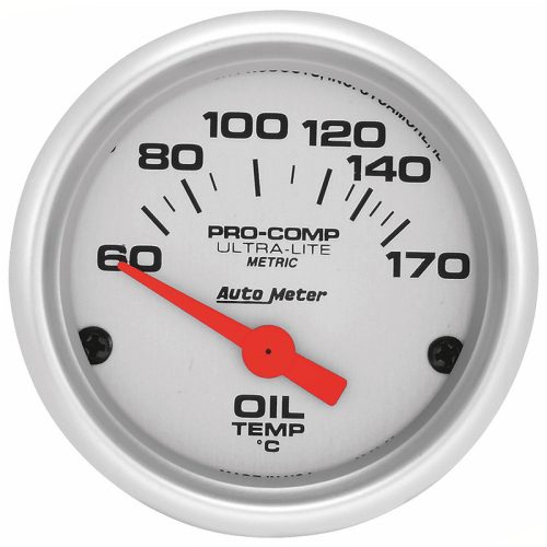 ULTRA-LITE 2-1/16″ OIL TEMP   60-170°C, SHORT SWEEP ELECT