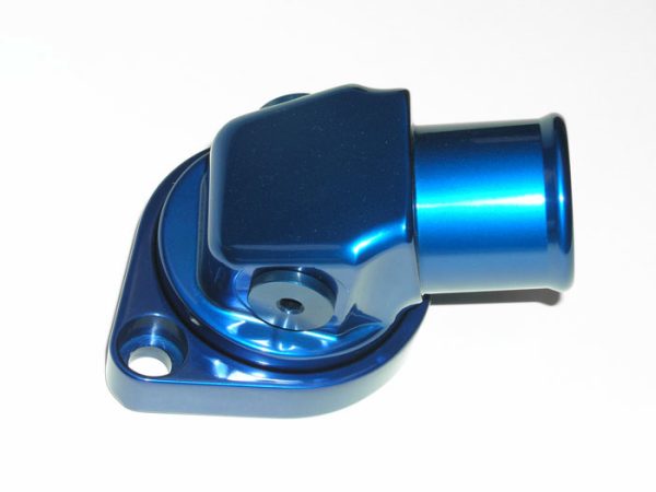 SBC BBC THERMOSTAT HOUSING    360° SWIVEL W/ 2 X -6AN PORTS