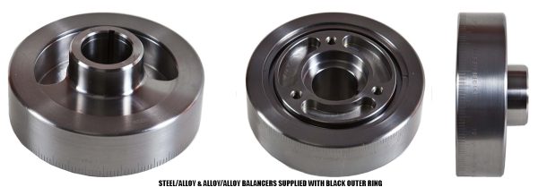 SB FORD 302 351W 28oz EXT BAL BALANCER 3 & 4 BOLT STEEL/