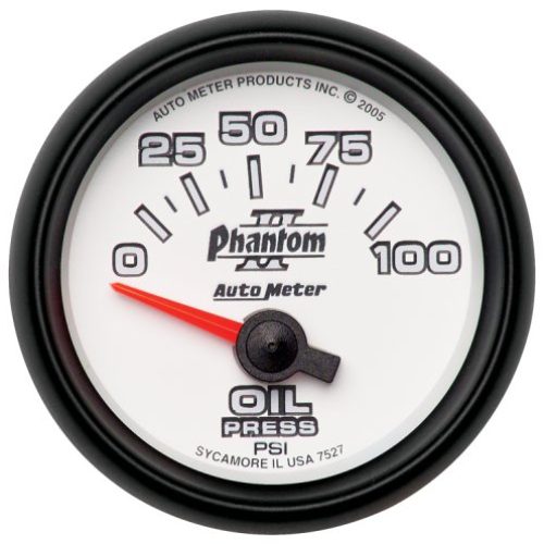 2-1/16 OIL PRESS, 0-100 PSI,  2-1/16 PHANTOM II