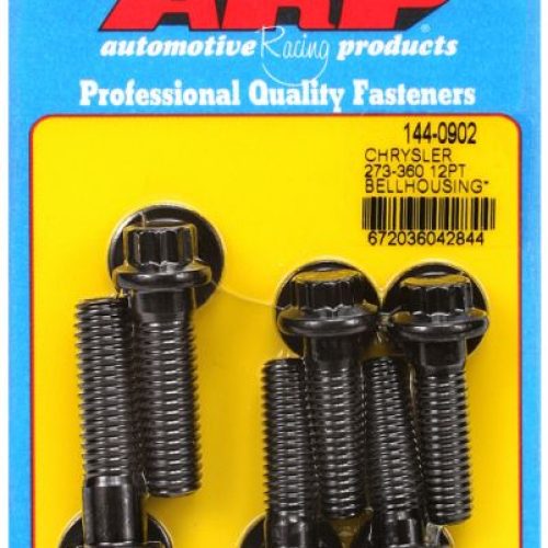 SB CHRYS 273 360 BELLHOUSING> BLOCK BOLTS BLK 12PT