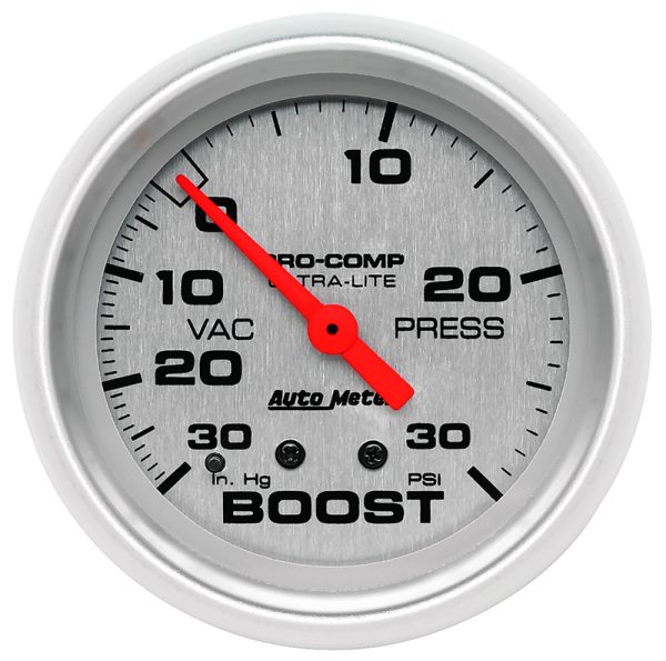 ULTRA-LITE 2-5/8" BOOST/VAC   30 IN/HG - 30 PSI, MECH, 10FT