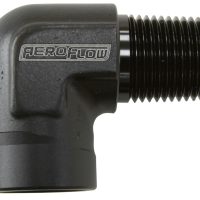90 Deg Female - Male Elbow 1/8 NPT Black