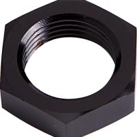 BULKHEAD NUT -16AN            BLACK SINGLE NUT
