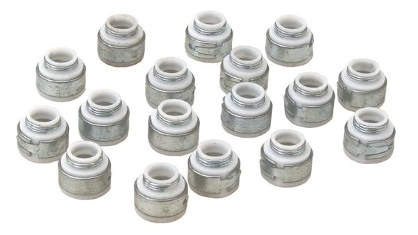 VALVE STEM OIL SEALS, 11/32"  TEFLON, .500" GUIDE, .600" OD