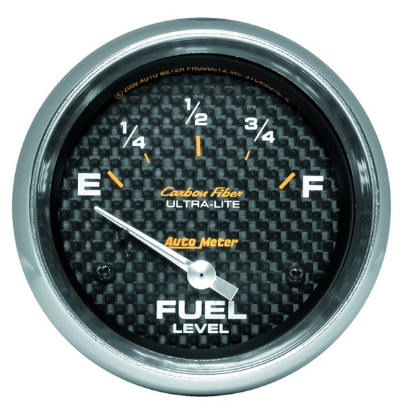 CARBON FIBER 2-5/8" FUEL LEVEL240-33 OHM, SHORT SWEEP ELECT.