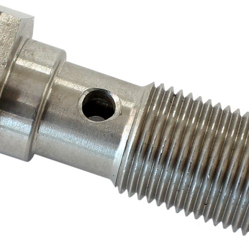 BANJO BOLT -3AN 3/8″ x 24UNF  STAINLESS 25MM LONG