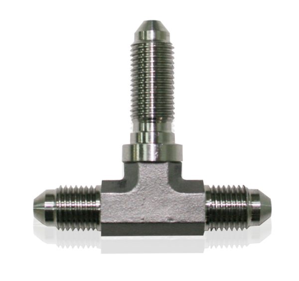 STAINLESS -3AN BULKHEAD TEE   STAINLESS NUT SEPERATE