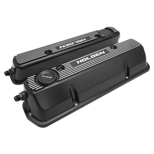 Aluminium Valve Covers, For Holden Commodore V8, VN-VT, Performance Style, Cast Aluminium, Black