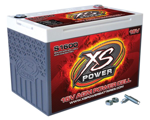 XS POWER BATTERY S1600 16V AGMCELL, 2000 MAX AMP / 500CA L/W