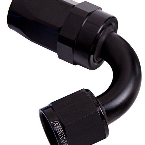 -20AN TAPER SERIES 120 DEGREE HOSE END BLACK