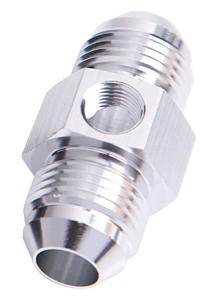 STRAIGHT MALE - MALE -3AN SILVER WITH 1/8" NPT PORT - Image 2
