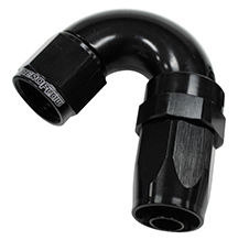 150 DEG HOSE END -12AN BLACK FULL FLOW TAPER STYLE - Image 2