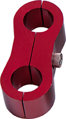 BILLET DUAL HOSE SEPER USE -16HOSE RED 27MM ID OR 1-1/16" - Image 2