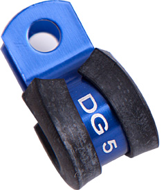 CUSHIONED P CLAMPS -20AN 5PK BLUE 31.8MM OR 1-41/64" ID - Image 2