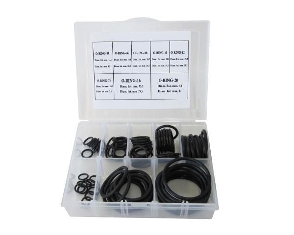 EPR O-RINGS -3 to -20AN PK 10 OF EACH IN PLASTIC CASE - Image 2