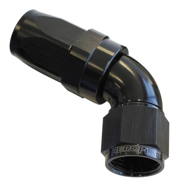 60 DEG HOSE END -10AN BLACK FULL FLOW TAPER STYLE - Image 2