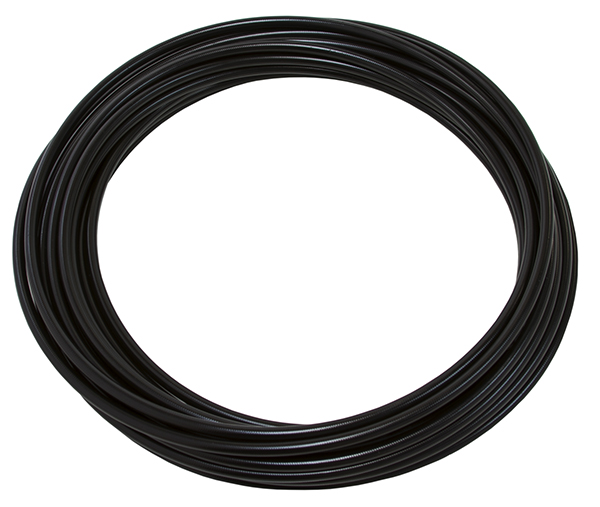 SS TEFLON BRAIDED HOSE -3AN CC2M BLACK 3.5mm ID 6.3mm OD - Image 2