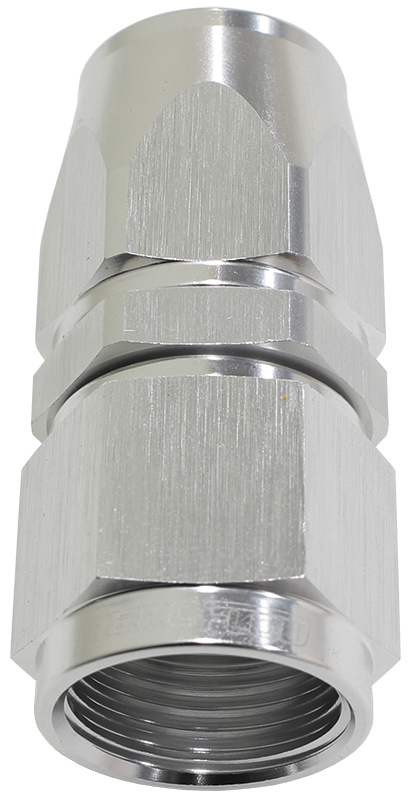 ALLOY STRAIGHT HOSE END -3AN SILVER SWIVEL NUT SUIT TEFLON - Image 2