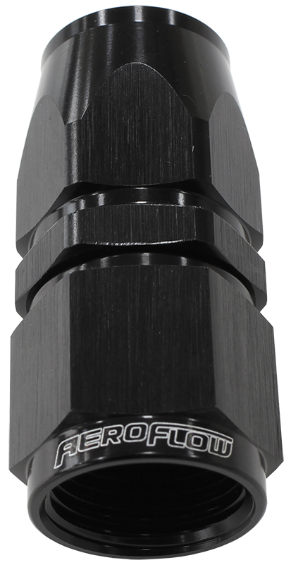 ALLOY STRAIGHT HOSE END -12AN BLACK SWIVEL NUT SUIT TEFLON - Image 2