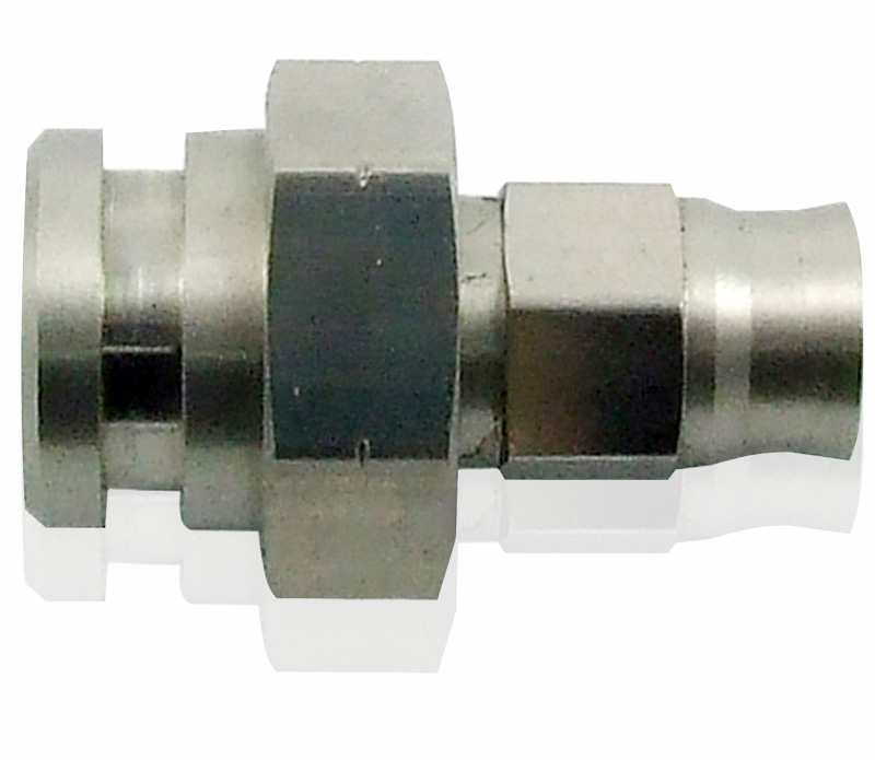 FEMALE INVERTED FLARE 17MM HEXWITH RET CLIP RECESS 3/8 X 24 - Image 2