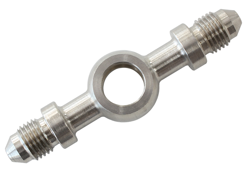 10MM (3/8) BANJO DOUBLE -3AN STAINLESS STEEL LONG VERSION - Image 2
