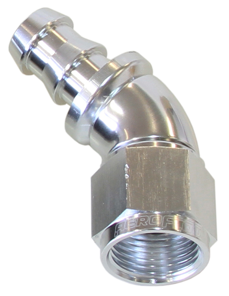 -6AN 45 DEG FULL FLOW PUSH LOCSILVER FULL FLOW PUSH LOCK - Image 2