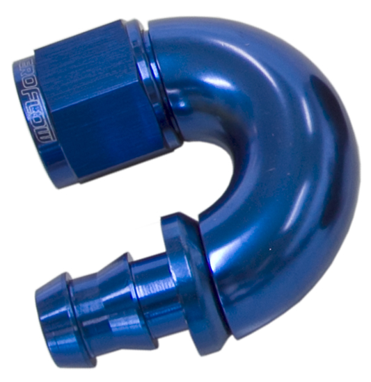 -12AN 180 DEG FULL FLOW PUSH LBLUE FULL FLOW PUSH LOCK - Image 2