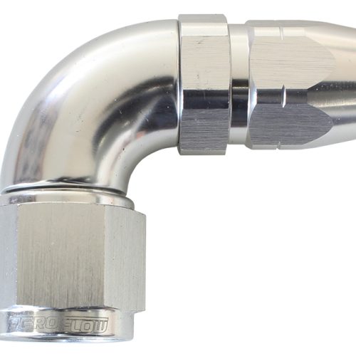 STEPPED 90 DEG FEMALE -12 HOSETO -16AN EXPANDER HOSE END SIL