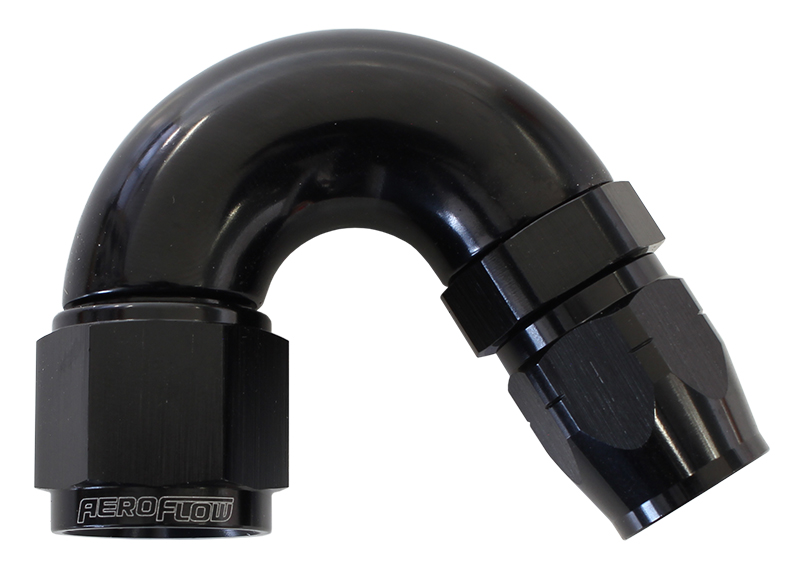 STEPPED 150 DEG HOSEEND -6 HOSTO -8AN REDUCER HOSE END BLACK - Image 2