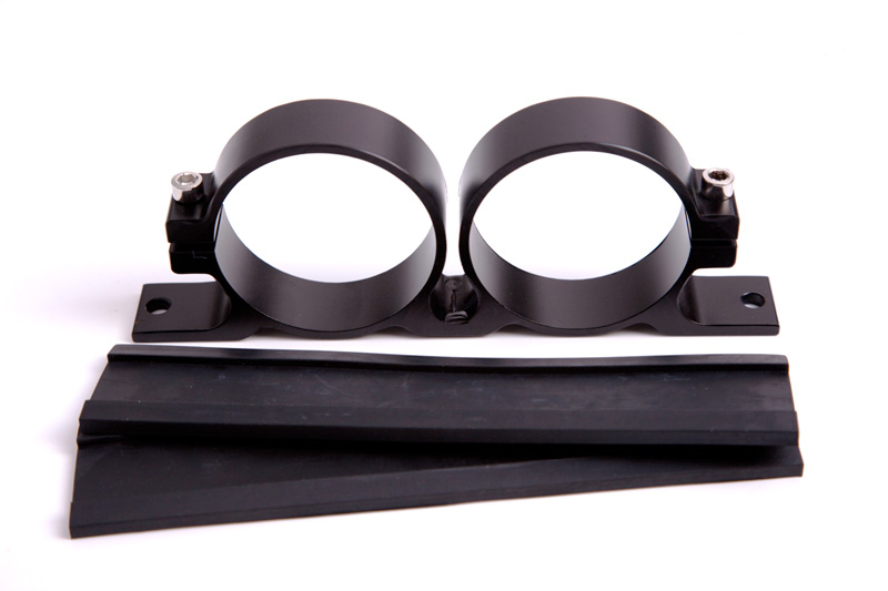 BILLET FUEL PUMP BRACKET BOSCHBLACK DUAL SUITS ALL BOSCH - Image 2