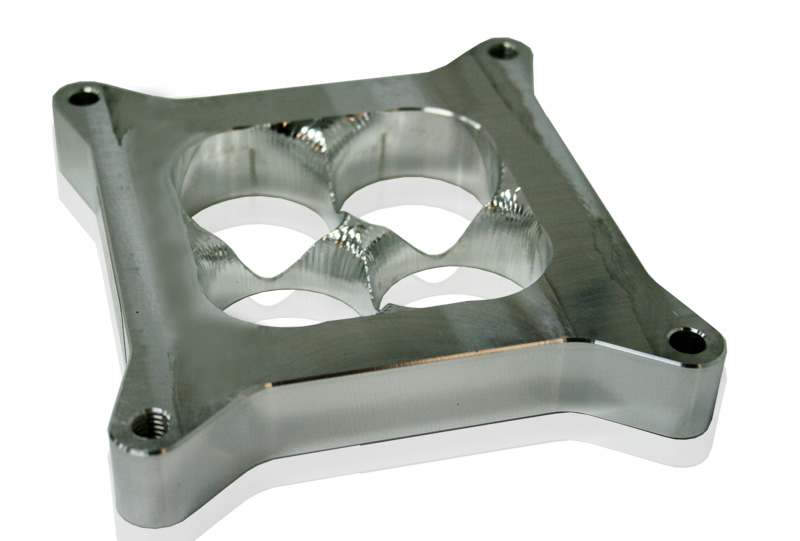 VELOCITY CARB SPACER 4150 1" BOLT ON HORSEPOWER SQUARE BORE - Image 2