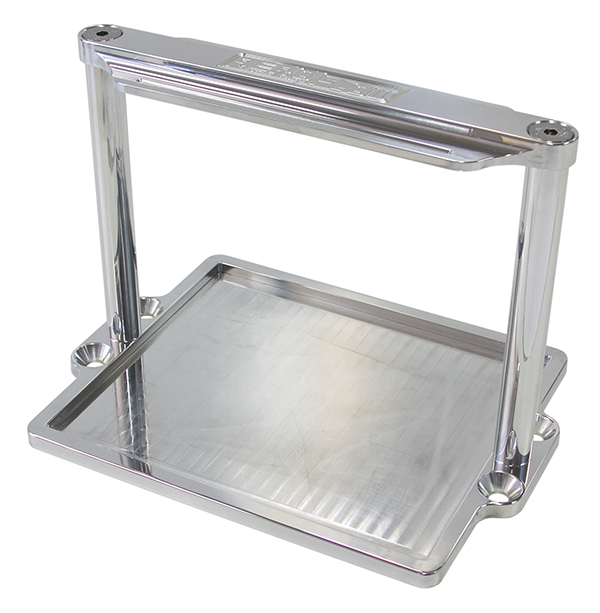BATTERY HOLD DOWN TRAY POLISHED BILLET ODPC1200 S1200 - Image 2