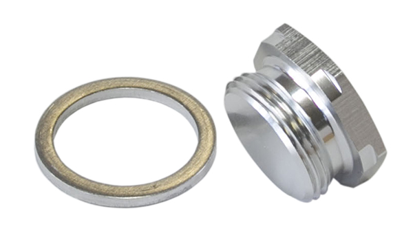 HOLLEY INLET BOWL BLANK PLUG SILVER 7/8" X 20 PLUG / BLANK - Image 2