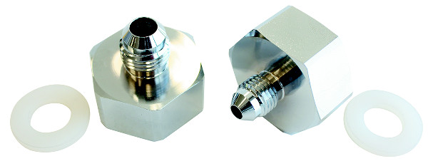 NITROUS BOTTLE ADAPTER -6AN STEEL FINISH DURABLE FOR ONOFF - Image 2